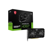 

                                    MSI GeForce RTX 4060 Ti 8G VENTUS 2X BLACK E1 OC 8GB GDDR6 Graphics Card