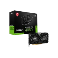 

                                    MSI GeForce RTX 4060 VENTUS 2X BLACK 8GB OC GDDR6 Graphics Card