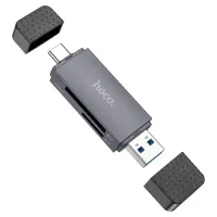 

                                    Hoco HB45 Spirit 2-in-1 USB & Type-C 3.0 Card Reader