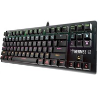 

                                    Gamdias HERMES E2 7 Color Backlit Blue Switch Mechanical Gaming Keyboard