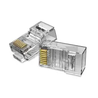 

                                    Vention IDDR0-10 Cat6 UTP RJ45 Transparent Connector (10 Pack)