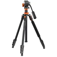 

                                    K&F Concept K234A7+FH-03 Professional Video Tripod with Fluid Head