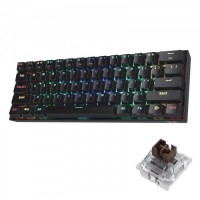 

                                    Redragon K530 Draconic 60% Compact RGB Wireless Mechanical Brown Switch Gaming Keyboard