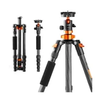 

                                    K&F Concept KF09.094 SA225C1 Portable Carbon Fiber Camera Tripod