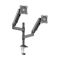 

                                    Kaloc KLC-DH200 17-35 Inch Adjustable Double Arm Flexi Monitor Desktop Mount Stand