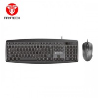 

                                    Fantech KM100 USB Keyboard Mouse Combo Black