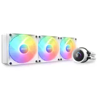 

                                    NZXT Kraken 360 RGB 360mm AIO Liquid CPU Cooler White with LCD Display