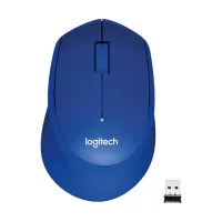 

                                    Logitech M331 SILENT PLUS Wireless USB Mouse (Blue)