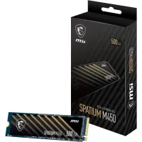 

                                    MSI SPATIUM M450 500GB PCIe 4.0 NVMe M.2 SSD