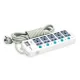 Maxline ML-825-2M 10 Port Multi Extension Socket Power-Strip