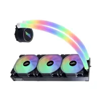 

                                    1STPLAYER MT360 MOTHRA ARGB Liquid CPU Cooler Black