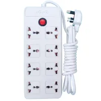 

                                    Nano NPS 709 8-Port Power Strip White (3 Pin Power Plug)