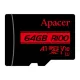 Apacer R100 MicroSDXC UHS-I U1 V10 A1 64GB Class-10 Memory Card without Adapter