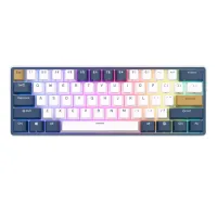 

                                    Royal Kludge RK61 Plus Tri Mode RGB 61 Keys Hotswappable Mechanical Blue Switch Gaming Keyboard