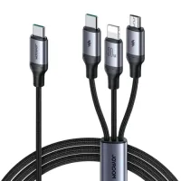 

                                    Joyroom S-A21 30W Type-C to 3-in-1 Fast Charging Cable