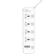 LDNIO SC4408 4 AC Outlets Universal Power Strip