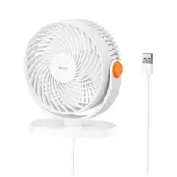 

                                    Baseus Serenity Series Desktop Fan - White