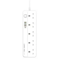 LDNIO SK5493 5 AC Outlets UK Power Strip