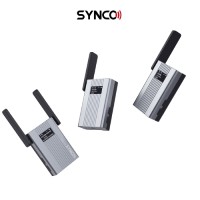 

                                    SYNCO WMic-TS Dual Camera-Mount UHF Wireless Omni Lavalier Microphone System Black