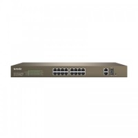 

                                    Tenda TEF1118P-16-150W 16 10/100Mbps PoE +1 Gigabit/SFP Slots Switch