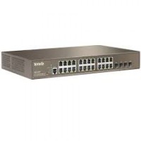 

                                    Tenda TEG3224P 24-Port 10/100/1000 Mbps + 4 Shared SFP PoE Managed Switch