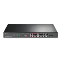 

                                    TP-Link TL-SL1218MP 16-Port 10/100 Mbps + 2-Port Gigabit Rackmount Switch with 16-Port PoE+