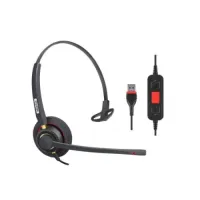 

                                    Inbertec UB805M AI Noise Cancelling Professional USB Wired Headphone