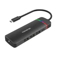 Yuanxin X-32035C Multiport 5 in 1 RGB Type C Hub