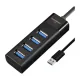 Yuanxin X-3328 USB Male to Quad USB Female Hub