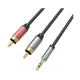 Yuanxin YAX-002 3.5mm Male to 2RCA Male 5 Meter Audio Cable