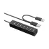 Yuanxin YXH-19 Y Cable 7 Port USB 2.0 Hub With Power Adapter