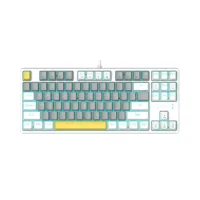 

                                    E-Yooso Z87 Hot Swappable Brown Switch Mechanical Keyboard With ICE Blue Backlit